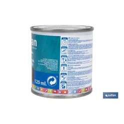 ESMALTE AL AGUA (125 ML) NEGRO SATINADO