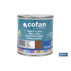 ESMALTE AL AGUA (125 ML) MARRÓN BRILLO