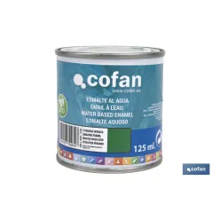 ESMALTE AL AGUA (125 ML) VERDE PRADERA SATINADO