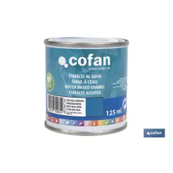 ESMALTE AL AGUA (125 ML) AZUL REAL SATINADO