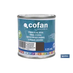 ESMALTE AL AGUA (125 ML) MARRÓN TOSCANA SATINADO