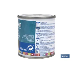 ESMALTE AL AGUA (125 ML) MARRÓN TOSCANA SATINADO