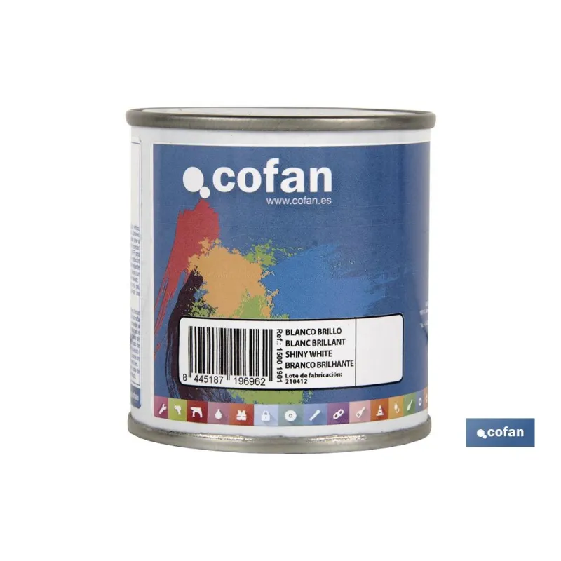 ESMALTE SINTÉTICO (125 ML) BLANCO BRILLO