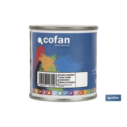 ESMALTE SINTÉTICO (125 ML) BLANCO SATINADO