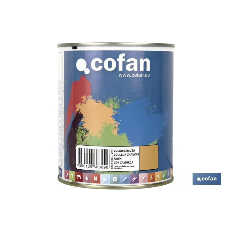 ESMALTE SINTÉTICO (750 ML) COLOR GAMUZA