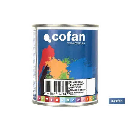 ESMALTE SINTÉTICO (375 ML) BLANCO BRILLO