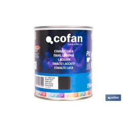 ESMALTE LACA AL AGUA NEGRO 750 ML MATE