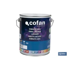 ESMALTE LACA AL AGUA BLANCO 4 L MATE