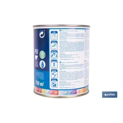 ESMALTE LACA AL AGUA BLANCO 4 L MATE