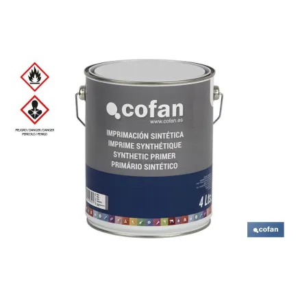 IMPRIMACIÓN SINTÉTICA (4 L) GRIS