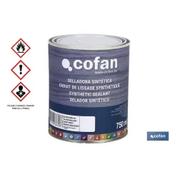 SELLADORA SINTÉTICA BRICOFAN BLANCO (750ML)