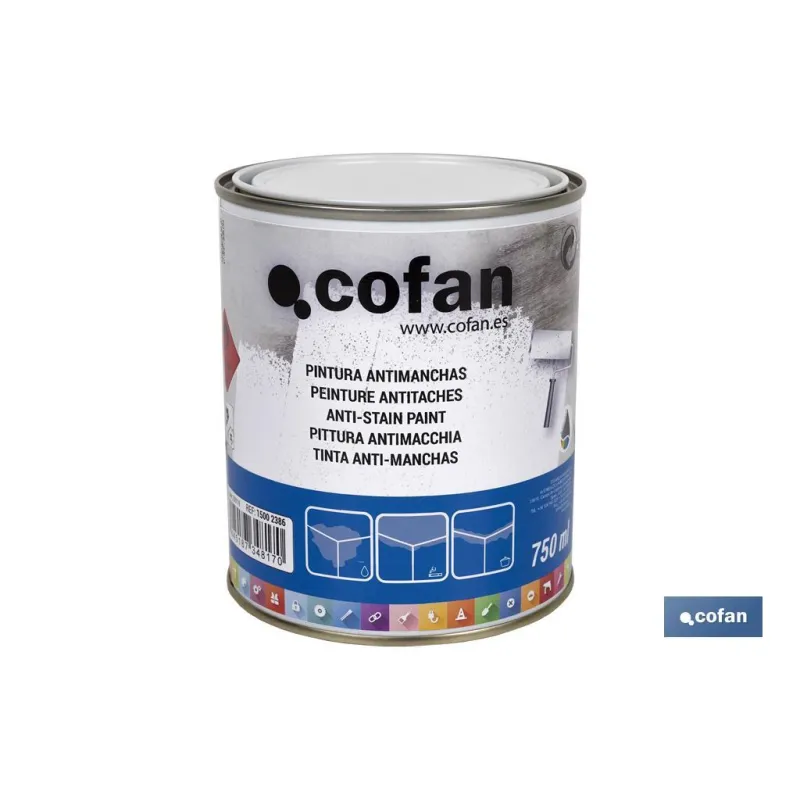 PINTURA ANTIMANCHAS AL DISOLVENTE 750 ML