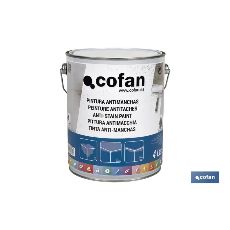 PINTURA ANTIMANCHAS AL DISOLVENTE 4 L