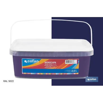 PINTURA PLÁSTICA MONOCAPA Violeta (2,5 LT)