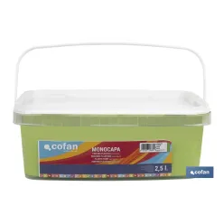 PINTURA PLÁSTICA MONOCAPA Manzana (2,5 LT)