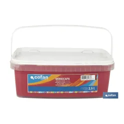 PINTURA PLÁSTICA MONOCAPA Cereza (2,5 LT)