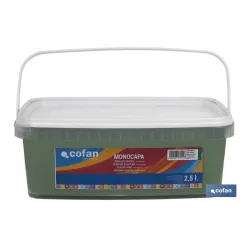 PINTURA PLÁSTICA MONOCAPA Verde Medio (2,5 LT)