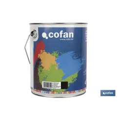 ESMALTE SINTÉTICO (4 L) NEGRO BRILLO