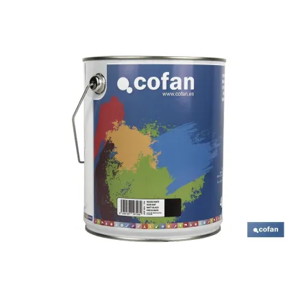 ESMALTE SINTÉTICO (4 L) NEGRO MATE