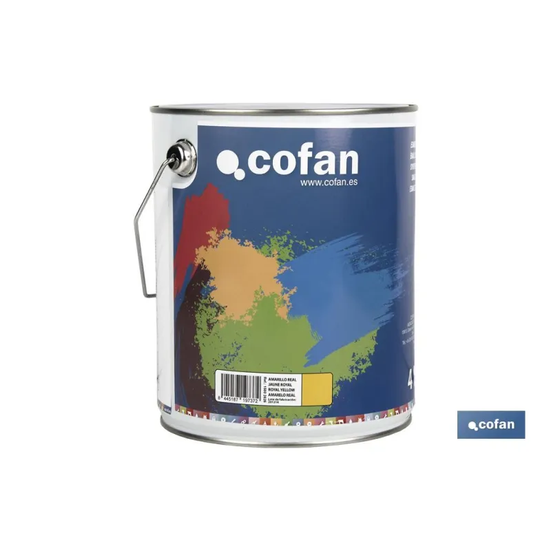 ESMALTE SINTÉTICO (4 L) AMARILLO REAL