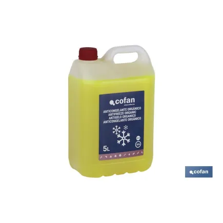 ANTICONGELANTE G-12 50% ORGÁNICO AMARILLO 5 L