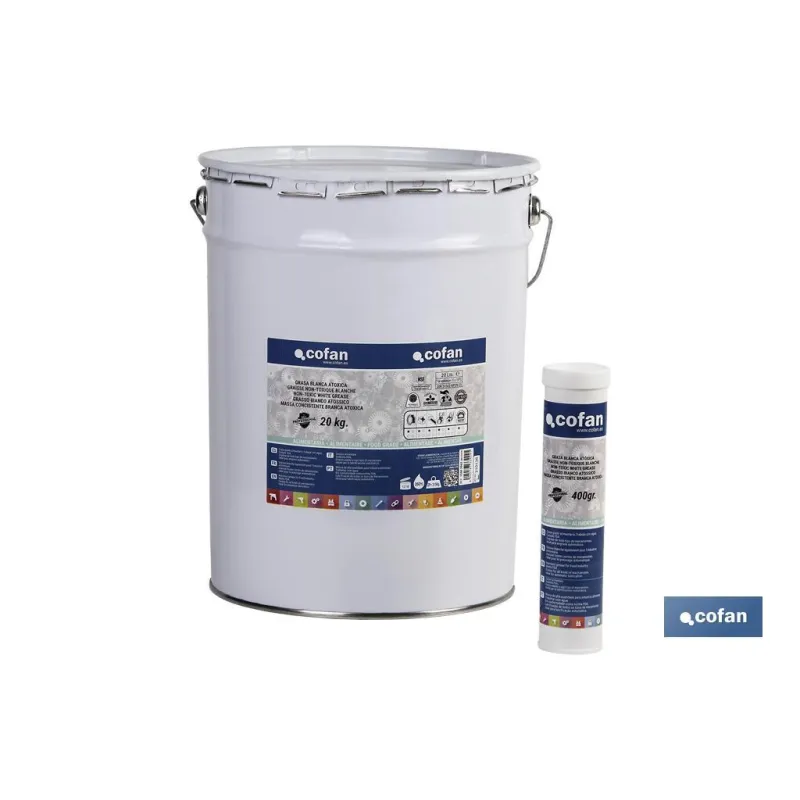 CARTUCHO GRASA BLANCA ATOXICA ALIMENTARIA 400 grs
