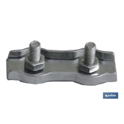 SUJETACABLES PLANOS DOBLE M-5