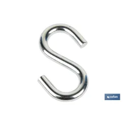GANCHO EN ""S"" ZINCADO M-5