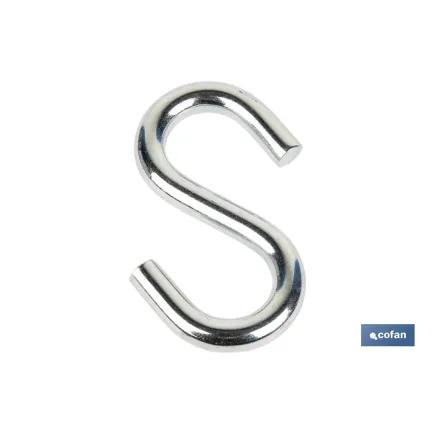 GANCHO EN ""S"" ZINCADO M-5