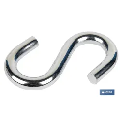 GANCHO EN S ZINCADO M-7 Venta unitaria