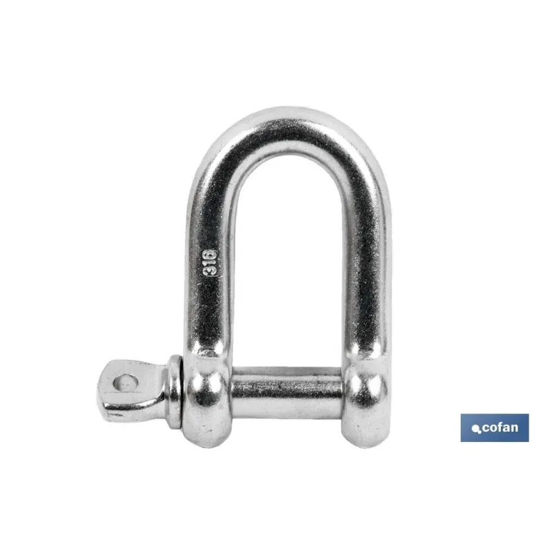 GRILLETE RECTO M-18 ZINCADO venta unitaria