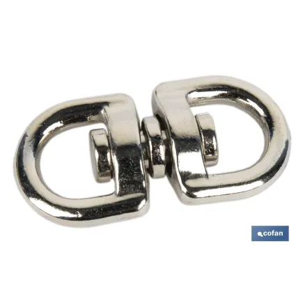 TORNIQUETE  GIRATORIO NIQUELADO 16X16mm Venta unitaria