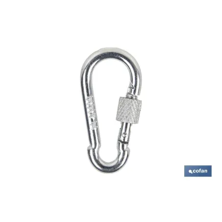 MOSQUETON CON SEGURO M-9X90 Venta unitaria