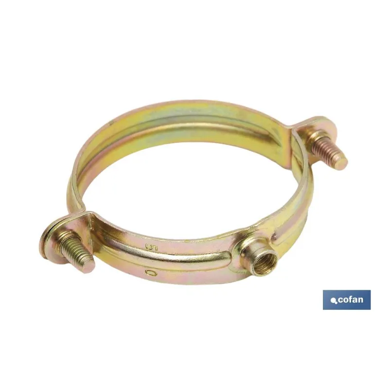 ABRAZADERA METALICA M-6 PARA TUBO  10MM. Venta unitaria