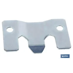 CHAPA ANCLAJE ZINCADA 60 X 35 MM