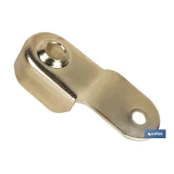 SOPORTE BARRA ARMARIO LATÓN