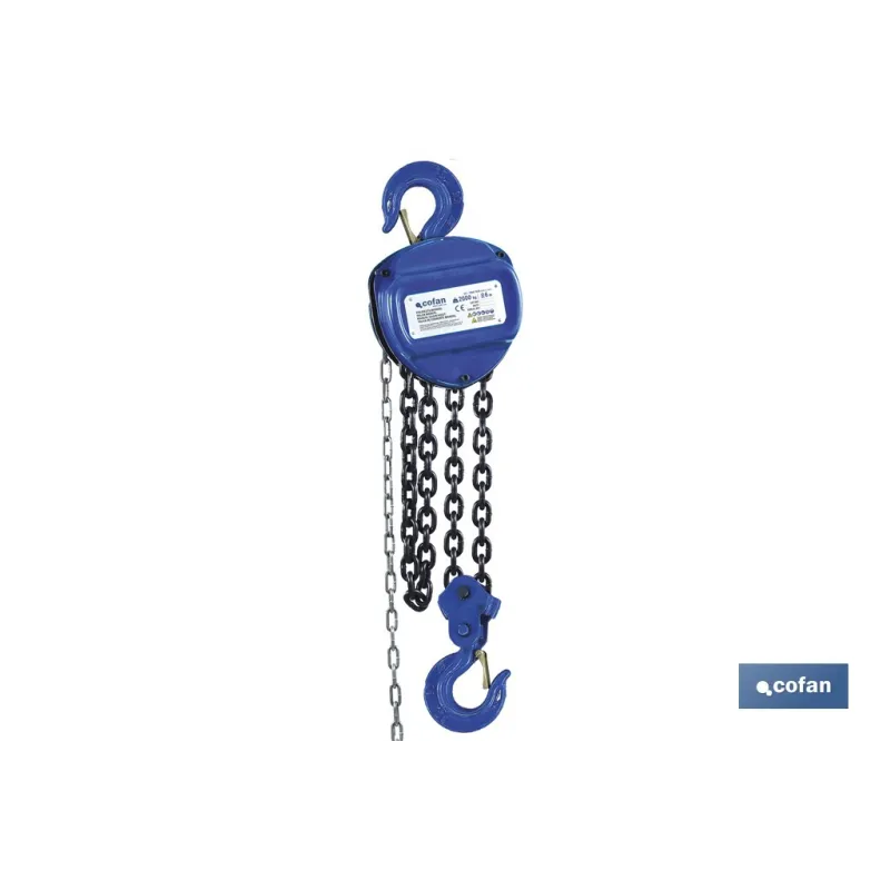 POLIPASTO MANUAL 2,0 T ELEVACIÓN 6 M