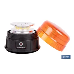 LUZ GIRATORIA 39 LED SMD IMÁN RECARGABLE