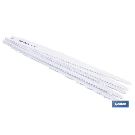 HOJA DE SIERRA DE SABLE (5PCS) BIMETAL 210X6  -  MADERA