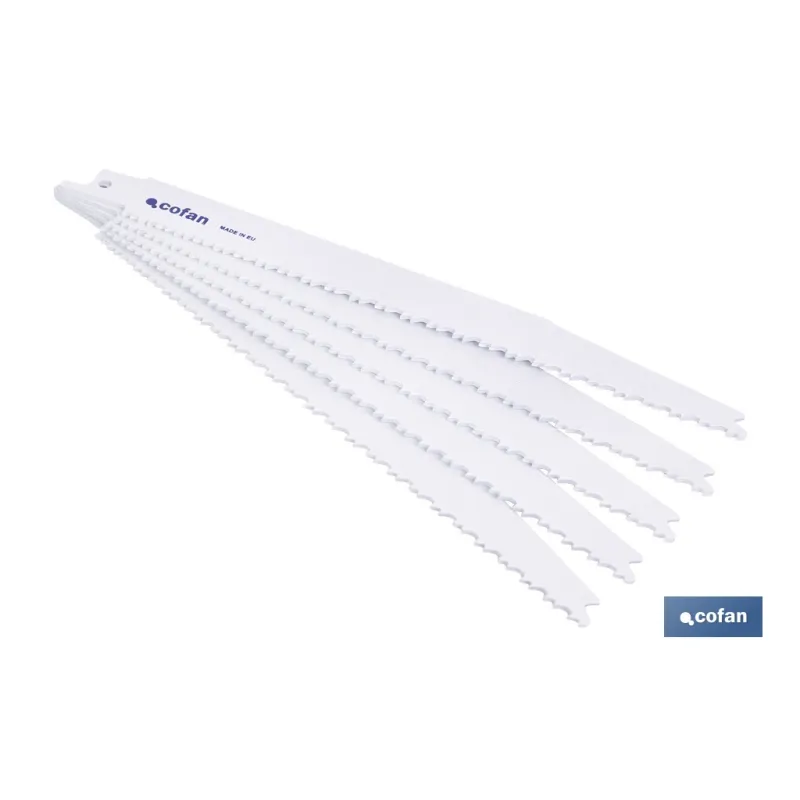 HOJA DE SIERRA DE SABLE (5PCS) BIMETAL 180X11-5  -  MADERA