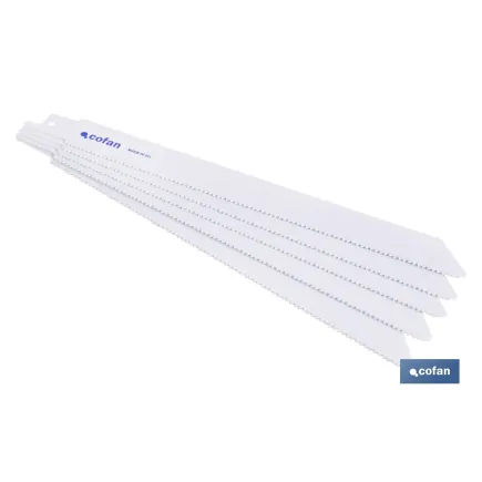 HOJA DE SIERRA DE SABLE (5PCS) BIMETAL 130X14  -  METAL