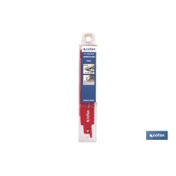 HOJA DE SIERRA DE SABLE (5PCS) BIMETAL 130X8-10  -  DEMOLICIÓN