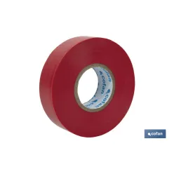 CINTA AISLANTE 180 Micras ROJA 19mmX20 Metros venta unitaria