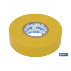 CINTA AISLANTE 180 Micras AMARILLA 19mmX20 Metros