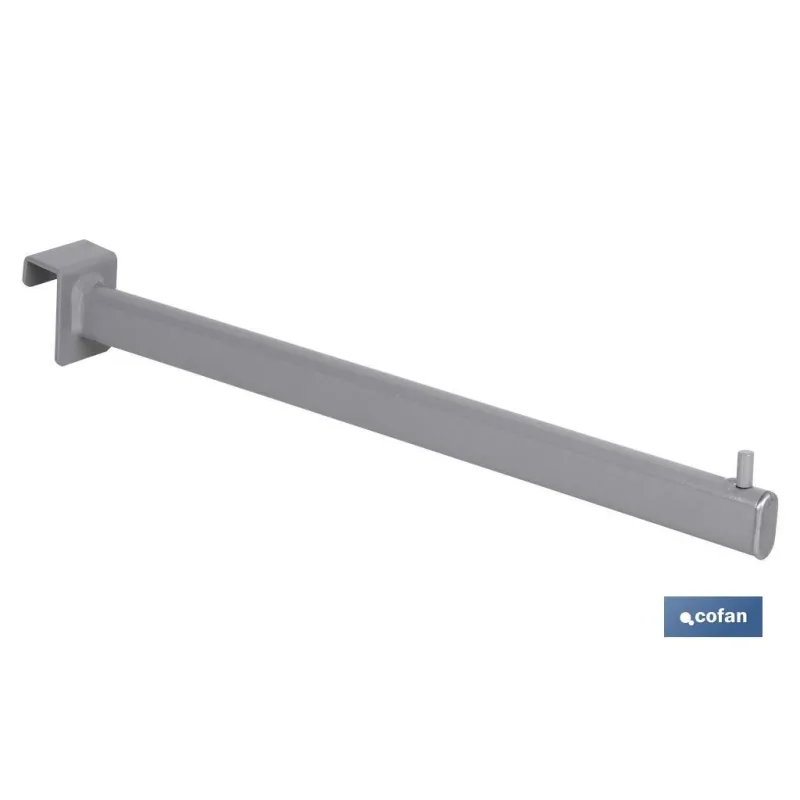 PERCHA RECTA OVALADA DE TUBO 400MM