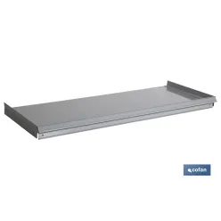 BANDEJA ESPEC. INCLINADA C/SOPORTES 1000x400 mm