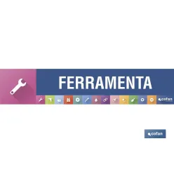 SEÑALETICA IMANTADA PORTUGUES PARA EXPOSITOR 975 x 200 mm - FERRAMENTA