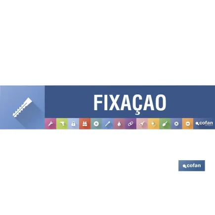 SEÑALETICA IMANTADA PORTUGUES PARA EXPOSITOR 975 x 200 mm - FIXAÇAO