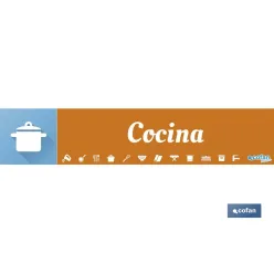 SEÑALETICA IMANTADA PARA EXPOSITOR 975 x 200 mm - COCINA