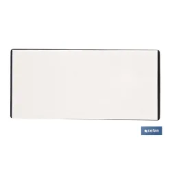 CATADIÓPTRICO RECTANGULAR BLANCO 106 X 50 MM ADHESIVO
